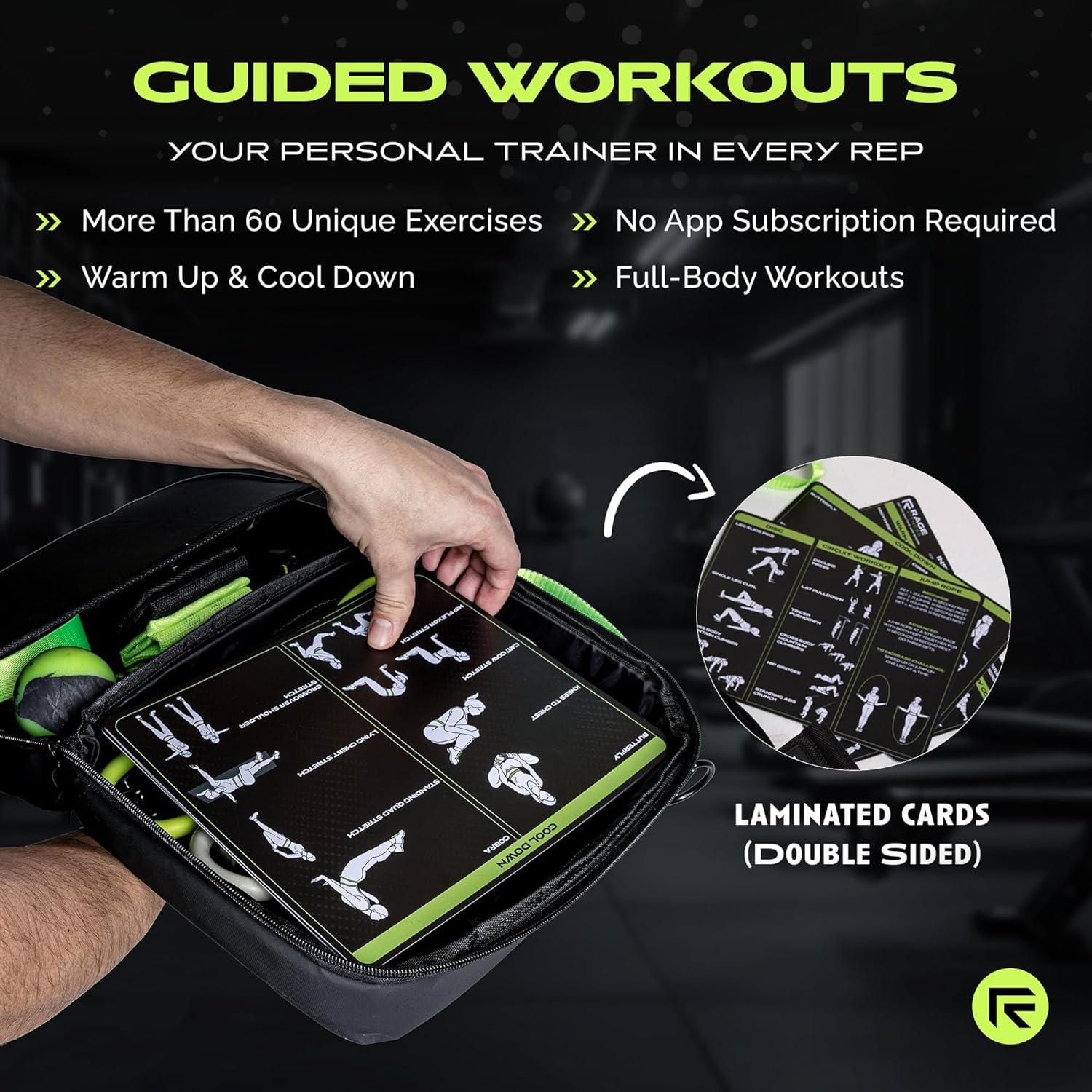 image:imageEx Kit Home Gym Equipment with Carry Bag 10Pcs Resistance Bands Kit with Handles Door Anchor Jump Rope Booty Bands amp More Full Body Workout Bands Set for Strength Cardio amp FlexibilityBlack