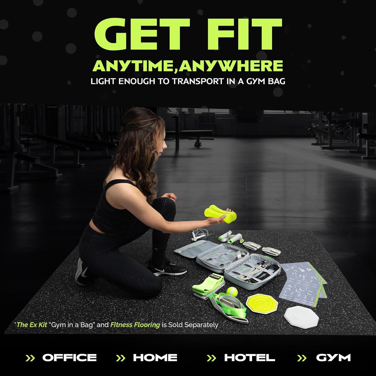 image:imageRage Fitness Dumbbell Hand Weight Sold in Pairs PVC Coated Texturized Rubber Exercise amp Fitness Dumbbell for Home Gym Equipment Workouts Strength Training amp AntiSlip Free Weights for Women MenGreen 30 Pounds