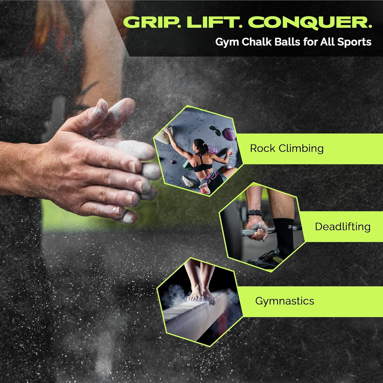 image:imageRage Fitness Gym Chalk Magnesium Carbonate Athletic Chalk for Excellent Grip Gym Workout Grip Chalk for Weightlifting amp GymnasticsChalk Balls