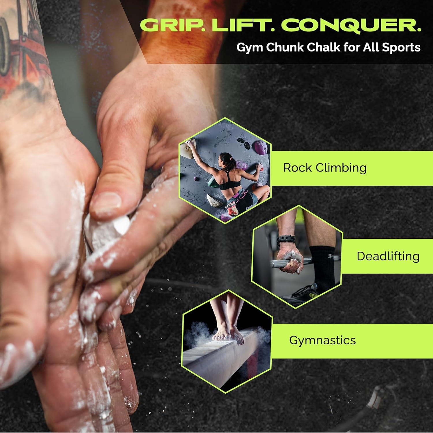 image:imageRage Fitness Gym Chalk Magnesium Carbonate Athletic Chalk for Excellent Grip Gym Workout Grip Chalk for Weightlifting amp GymnasticsChunk Chalk