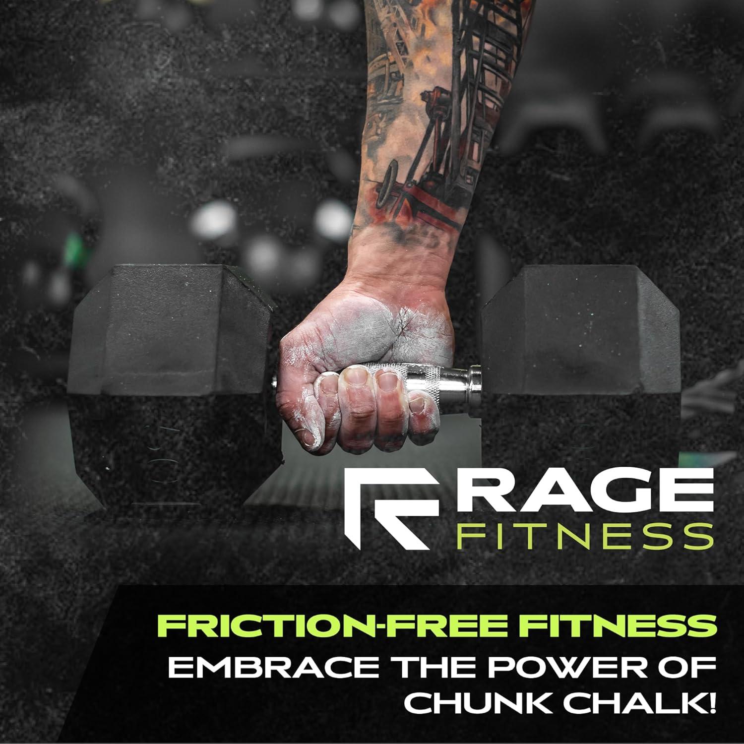 image:imageRage Fitness Gym Chalk Magnesium Carbonate Athletic Chalk for Excellent Grip Gym Workout Grip Chalk for Weightlifting amp GymnasticsChunk Chalk