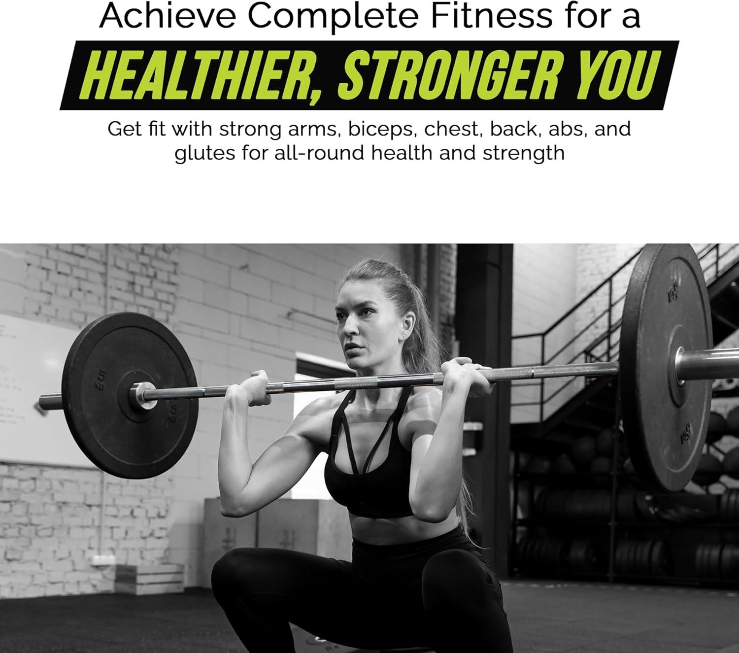image:imageRage Fitness Olympic Training Barbell 6FT 15LB 300LB Capacity OR 7FT 45LB 1500LB Capacity Home amp Commercial Gym Weightlifting Bar for Squats Deadlifts Bench Press amp Strength Training7