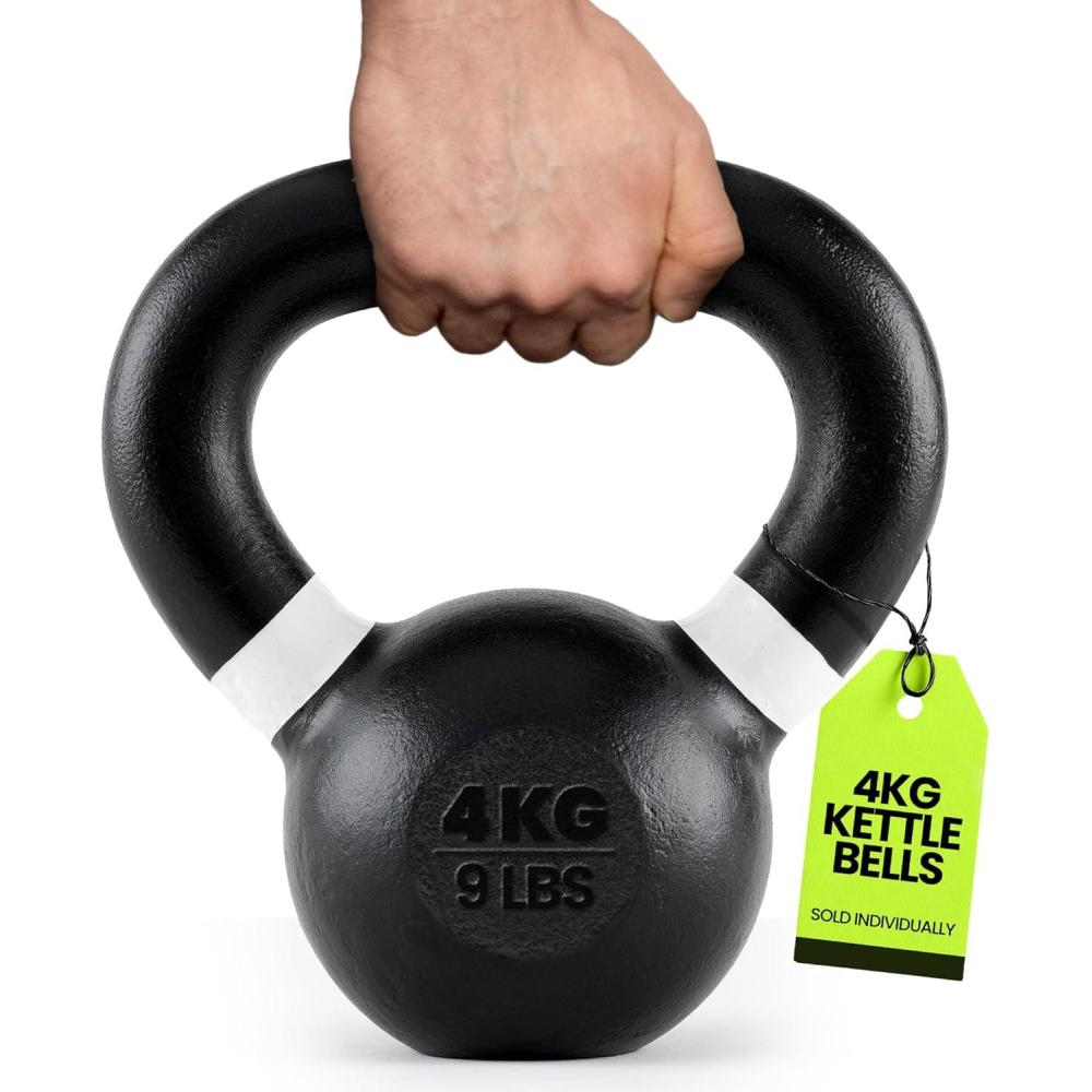 image:imageRage Fitness Single Cast Iron Kettlebell Powder Coated Wide Handle Weights for Core amp Glute Workouts Swings Squats Deadlifts Strength Endurance amp Flexibility for Men amp WomenRage 20