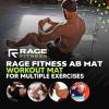 Rage Fitness Abdominal Mat, Ab Mat, Core Trainer, Crossfit Core Workouts, Sit ups, Crunches – Workouts Included