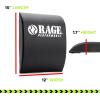 Rage Fitness Abdominal Mat, Ab Mat, Core Trainer, Crossfit Core Workouts, Sit ups, Crunches – Workouts Included