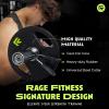 Rage Fitness Cast Iron Weight Plates, Rubber Coated, 2″ Steel Insert (5lb, 10lb, 25lb, 45lb – SOLD INDIVIDUALLY), Rubber Weight Plates for Strength Training, Bench Press, Squats, Powerlifting(5 Pounds)