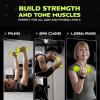 Rage Fitness Dumbbell Hand Weight (Sold in Pairs), PVC Coated, Texturized Rubber Exercise & Fitness Dumbbell for Home Gym Equipment Workouts Strength Training & Anti-Slip Free Weights for Women, Men(Green 3.0 Pounds)