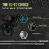 Rage Fitness Olympic Training Barbell – 6FT 15LB (300LB Capacity) OR 7FT 45LB (1500LB Capacity) – Home & Commercial Gym Weightlifting Bar for Squats, Deadlifts, Bench Press & Strength Training(6′)