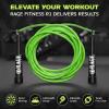 Rage Fitness R2 Jump Rope – Green PVC Training Rope with Speed Bearing Handles
