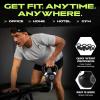 Rage Fitness Single Cast Iron Kettlebell | Powder Coated – Wide Handle Weights for Core & Glute Workouts; Swings, Squats, Deadlifts; Strength, Endurance & Flexibility for Men & Women(Rage 2.0)