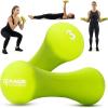 Rage Fitness Dumbbell Hand Weight (Sold in Pairs), PVC Coated, Texturized Rubber Exercise & Fitness Dumbbell for Home Gym Equipment Workouts Strength Training & Anti-Slip Free Weights for Women, Men(Gray 5.0 Pounds)