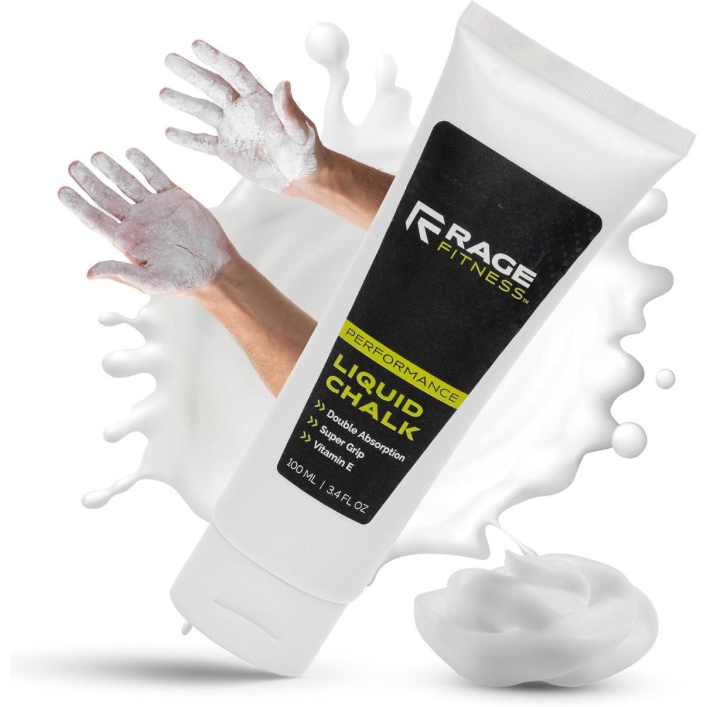 image:imageRage Fitness Gym Liquid Chalk Magnesium Carbonate Athletic Chalk for Excellent Grip Gym Workout Grip Chalk Weightlifting Gymnastics100 mL