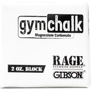 Rage Fitness Gym Chalk Block (2oz), Magnesium Carbonate Athletic Chalk Block for Excellent Grip, Gym Workout Grip Chalk, Weightlifting, Gymnastics, Rock Climbing White